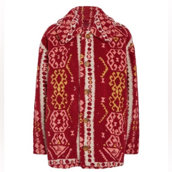 MotherWomen's Red The Warm And Fuzzy Jacket S